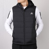 阿迪达斯羽绒马甲男2018冬季保暖户外运动坎肩轻薄羽绒背心BQ2006