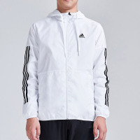 Adidas阿迪达斯外套男秋装运动夹克休闲防风服2018新款DU5184