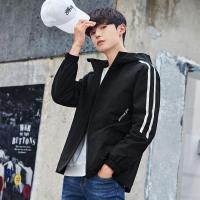 衣品天成2018秋季新款男装上衣潮流宽松韩版男生青年翻领飞行员休闲外套男士夹克