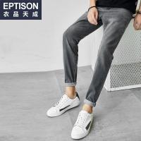 衣品天成2018秋季新款男士牛仔长裤潮流韩版水洗青年中腰男装裤子