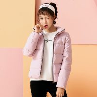 潮流前线2018冬装新品羽绒服外套女韩版立领宽松短款女士保暖外套