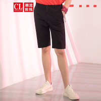 潮流前线年夏季男士纯色修身韩版休闲百搭短裤男五分裤