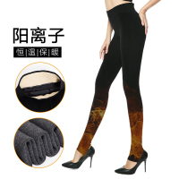 瑞苏薇(RASUV) 高腰阳离子加热保暖加大西瓜裆一体裤女士打底裤 RS8682A