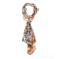 瑞苏薇(RASUV) 女夏围脖套头新贵唯美花型弹力木耳边护脖领巾防晒假领子百搭韩版潮