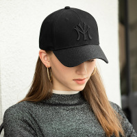 宏达HONDAR 新款潮流字母刺绣亮片弯檐时尚百搭透气棒球帽MZ037A