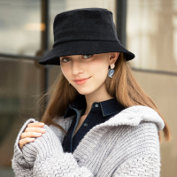 宏达HONDAR 新款百搭减龄灯芯绒渔夫帽四季时尚潮流遮阳盆帽女MZ046