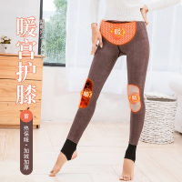 宏达HONDAR 420G高腰加绒加厚暖宫护腰护膝保暖踩脚打底一体裤袜KW670C