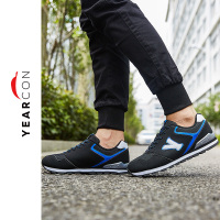 意尔康男士复古实用休闲鞋2018春秋新款舒适防滑户外旅游鞋徒步