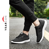 意尔康运动鞋男2018夏季新款网面透气轻便跑步休闲鞋