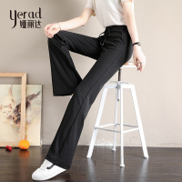 娅丽达女裤2019夏季新款阔腿裤女高腰垂感宽松休闲薄款运动长裤I2027