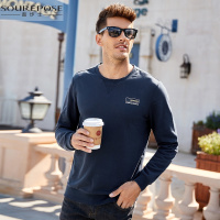 奢步士男装 冬季新款男士字母印花装饰舒适保暖长袖卫衣