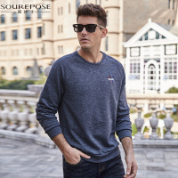 奢步士男装 2019春季新款男士长袖休闲卫衣打底衫
