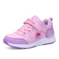 巴布豆童鞋儿童鞋子2018冬季保暖舒适中大童女童二棉运动鞋