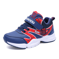 巴布豆童鞋男童鞋2018冬季二棉保暖中大童儿童鞋子男运动鞋