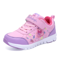 巴布豆童鞋女童鞋子2018冬季大棉保暖儿童运动鞋休闲鞋