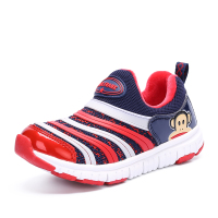 大嘴猴童鞋毛毛虫鞋男童鞋子2018秋冬二棉女童宝宝儿童运动鞋