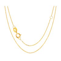 ZHAO LIANG 兆亮珠宝 18k金项链女款 黄金白金玫瑰金彩金短款O字锁骨链百搭