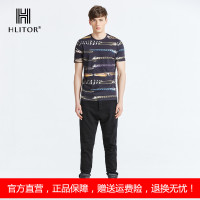 法国HLITOR专柜正品春夏时尚都市简约舒适慢跑小脚休闲运动裤男