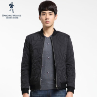 清仓特卖/与狼共舞商场同款棉衣男士短款棒球领潮流棉服冬季外套