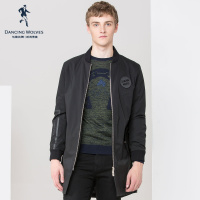 清仓特卖/与狼共舞商场同款棉衣外套男士冬季中长款冬季保暖棉服