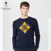 清仓特卖/与狼共舞男装毛衣针织衫套头时尚休闲秋冬圆领线衣男Z