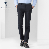 清仓特卖/与狼共舞男装休闲裤秋季男士商务修身黑色长裤男裤子Z