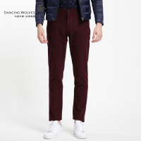 清仓特卖/ 与狼共舞男士休闲长裤男装春季商务纯色裤子男青年Z