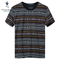 清仓特卖/与狼共舞短袖T恤2018夏季男装印花圆领男士休闲T恤衫Z