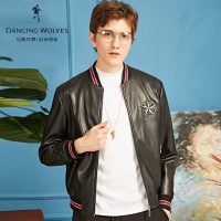 清仓特卖/与狼共舞皮衣夹克春季新款男装棒球领潮男士PU短款外套Z