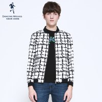 清仓特卖/与狼共舞男装春季青年时尚休闲外套棒球领短款夹克男DZ