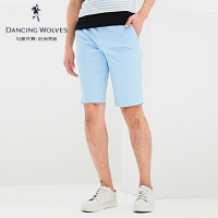 清仓特卖与狼共舞男装休闲裤夏季潮流修身简约韩版青年男短裤DZ