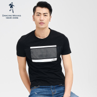 清仓特卖/与狼共舞短袖T恤男2019夏季新款男装韩版潮流印花T恤DZ
