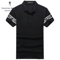 清仓/与狼共舞短袖POLO男2019夏季新款男装翻领潮流Polo衫男DZ