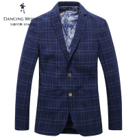 清仓特卖/与狼共舞深蓝色单西男2019新款男装商务休闲单西外套DZ