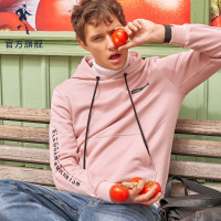 与狼共舞长袖卫衣男潮流韩版男士2019秋季新款套头印花T恤男DZ