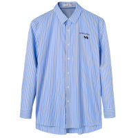 与狼共舞长袖衬衫男2020新款春季男装韩版修身休闲时尚长袖衬衣男