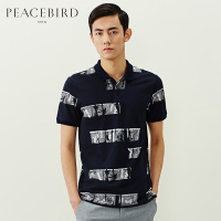 太平鸟男装夏季新款休闲时尚短袖polo衫