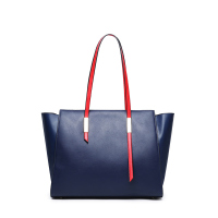 杜罗伦秋冬欧美新款OL商务大容量单肩牛皮女包托特包女士手提单肩包