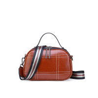 杜罗伦包包女包单肩包牛皮女式斜挎小包新品宽肩带时尚豆腐包ck风小方包女生包包流浪包