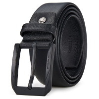 金利来（Goldlion)新款男士针扣皮带休闲简约男式裤带男新款腰带