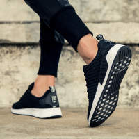 八哥夏季男士运动鞋男鞋子韩版潮流透气跑步休闲鞋百搭网面旅游鞋