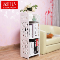 家旺达 木塑板花简易组合书架置物架简约现代儿童桌上书架