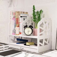 家旺达 简易家用桌面书架置物架办公桌收纳架整理架