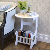 家旺达 欧式现代简约客厅杂志桌创意方形休闲边几北欧卧室经济型茶几