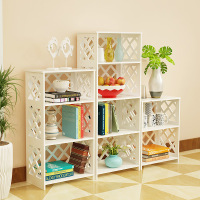 家旺达 创意办公书架桌面简易家具书架桌上简约置物架收纳架