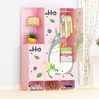 家旺达 儿童衣柜卡通简易储物简约现代经济型婴儿宝宝衣柜小孩衣橱