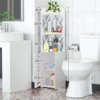 浴室储物架 浴室置物架 收纳架 简约花 浴室柜