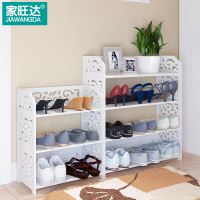 欧式创意简易多层鞋架收纳架防尘鞋架子 鞋柜组合鞋架