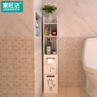 转角浴室储物架浴室置物架木塑板收纳架长颈鹿花浴室柜