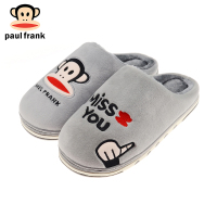 大嘴猴棉拖鞋男女冬季室内可爱家居拖鞋情侣居家厚底保暖毛毛拖 PF634